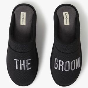 The Groom Slippers by Dearfoams Size Mens 9-10